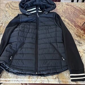 Tommy Hilfiger Black and Red Jacket